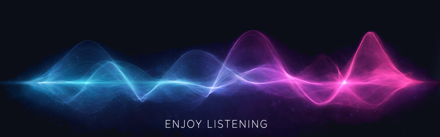 Enjoy listening waveform